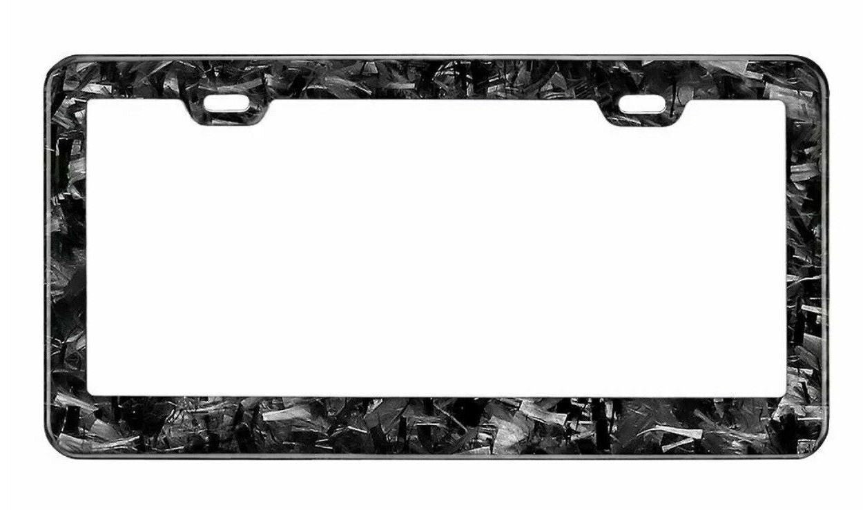 Car license plate frame cover cap trunk forged carbon suitable for Ram