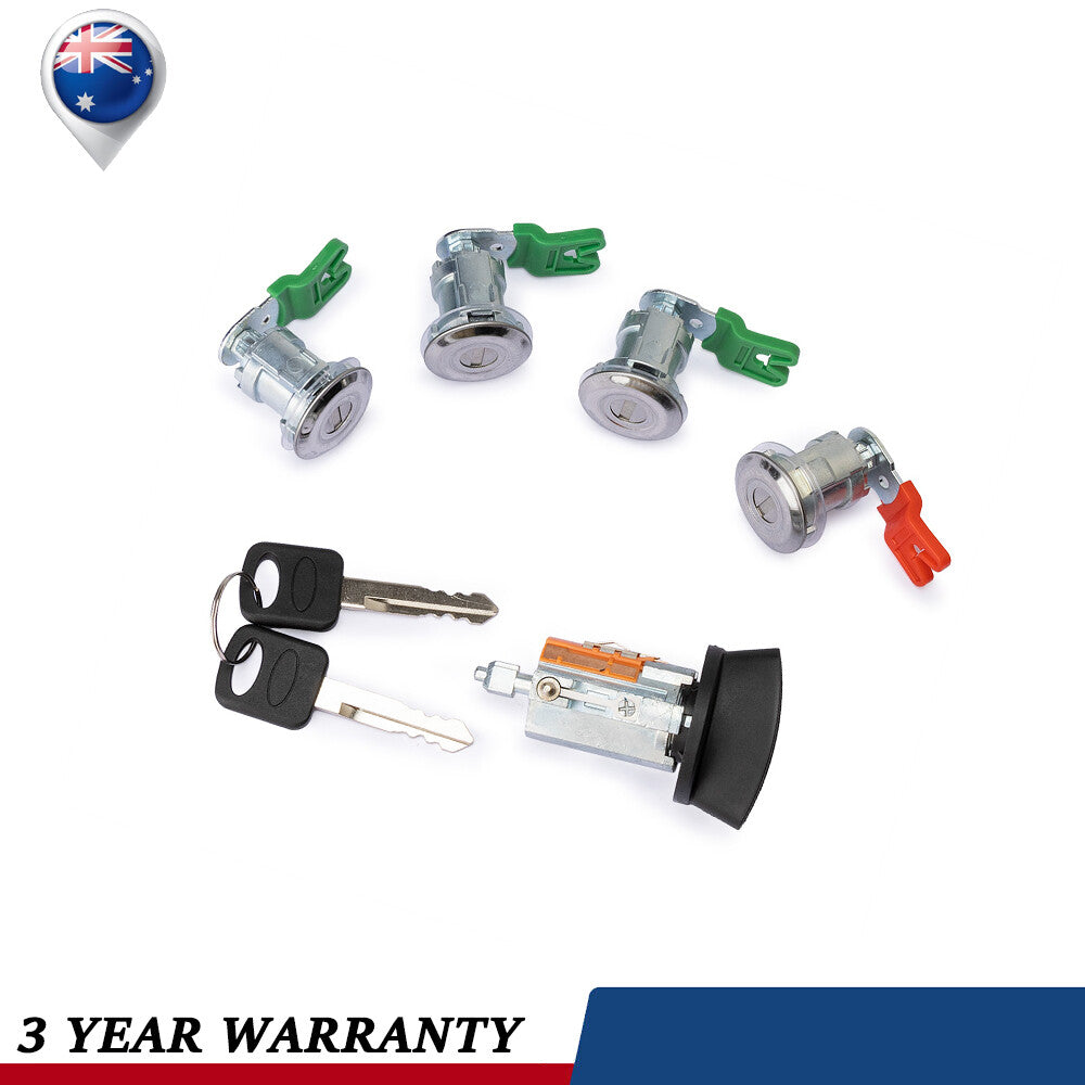 597638 Ignition Key Switch Door Lock Cylinder Kit for Ford E-150 E250 E350 6.8L