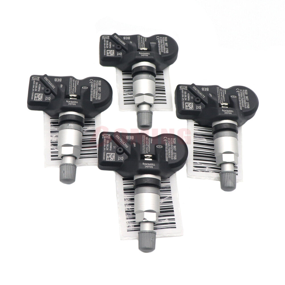 for AUDI for SKODA for PORSCHE for VOLKSWAGEN TPMS 5Q0907275B 433Mhz 4x Tire Pressure Sensor