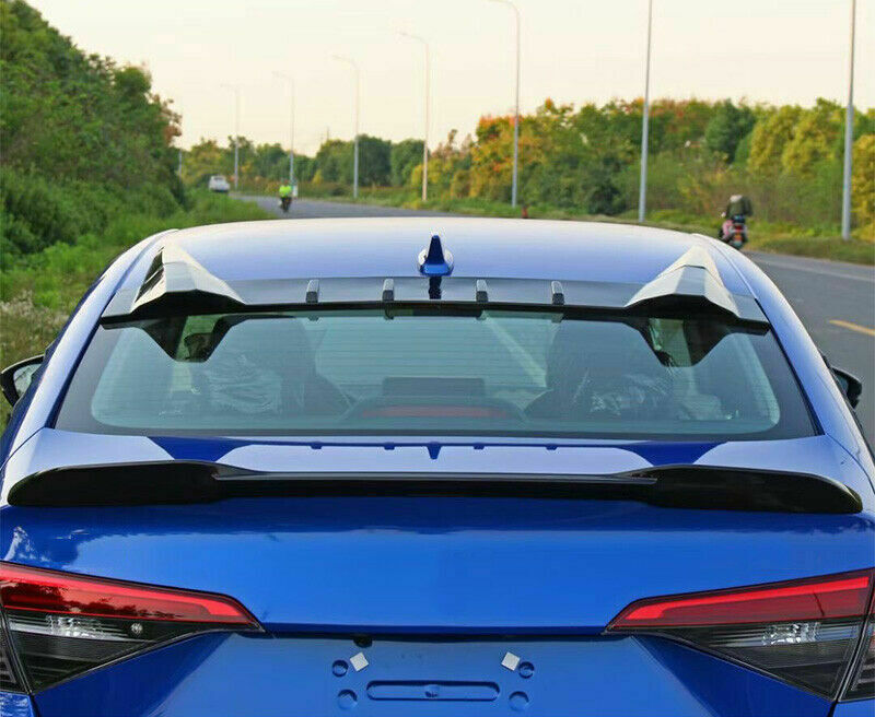 for Honda for Civic 11th 2022-2023 Carbon Fiber TR Rear Trunk Roof Wing Flap Cover