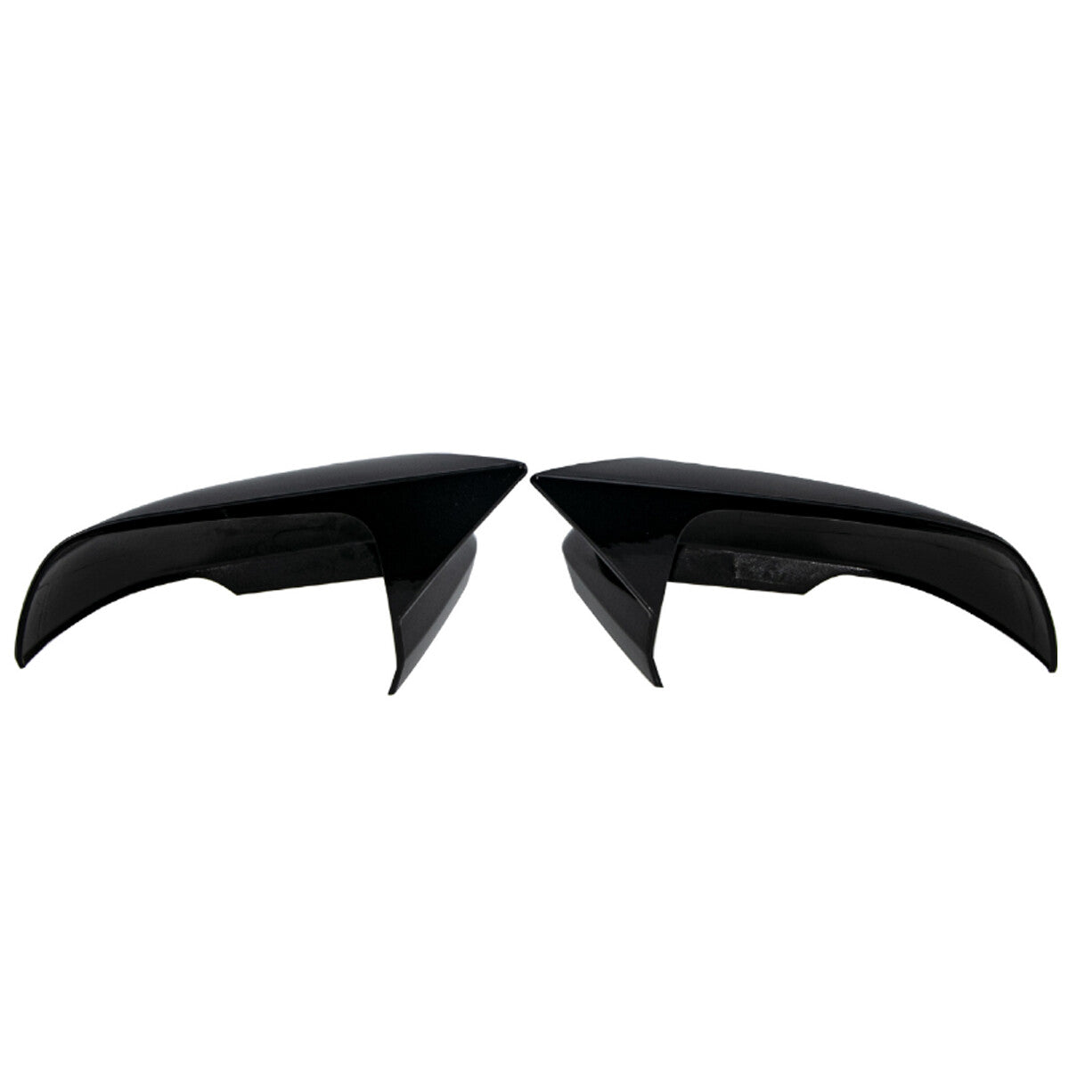Rearview Wing Mirror Cover Cap For 2015-2022 for Ford for Mustang Horn Gloss Black L+R