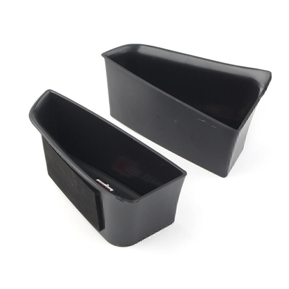 2Pcs Car Rear Door Handle Armrest Storage Box Kit for Audi A3/S3 2014-18