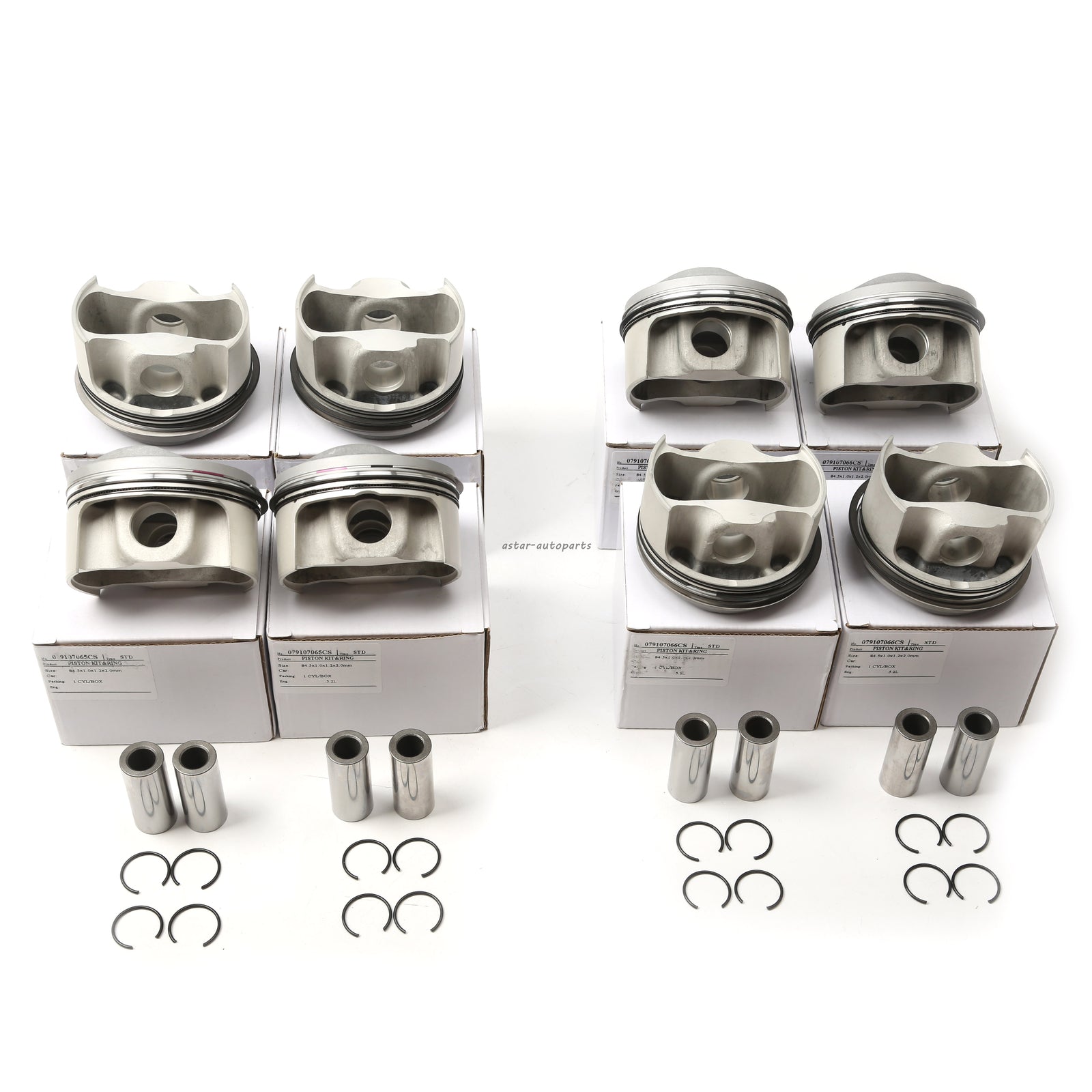 Piston Ring Assembly Kit Fit for Audi RS5 Coupe/Sportback 07L107065AC 077198151M