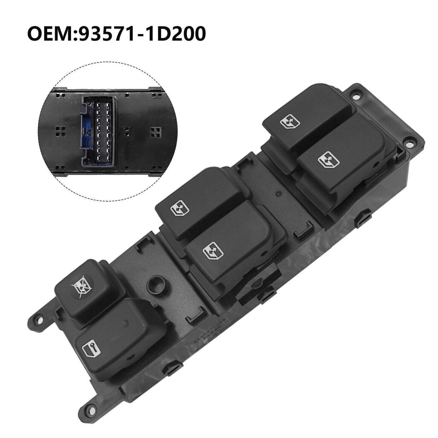 for KIA Rondo Carens 2007-2012 Driver Side Door Power Window Switch 93571-1D200