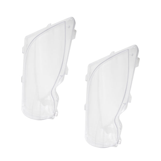 2Pcs Plastic Car Headlight Lens Cover Lampshade for BMW 3 Series E46 02-05