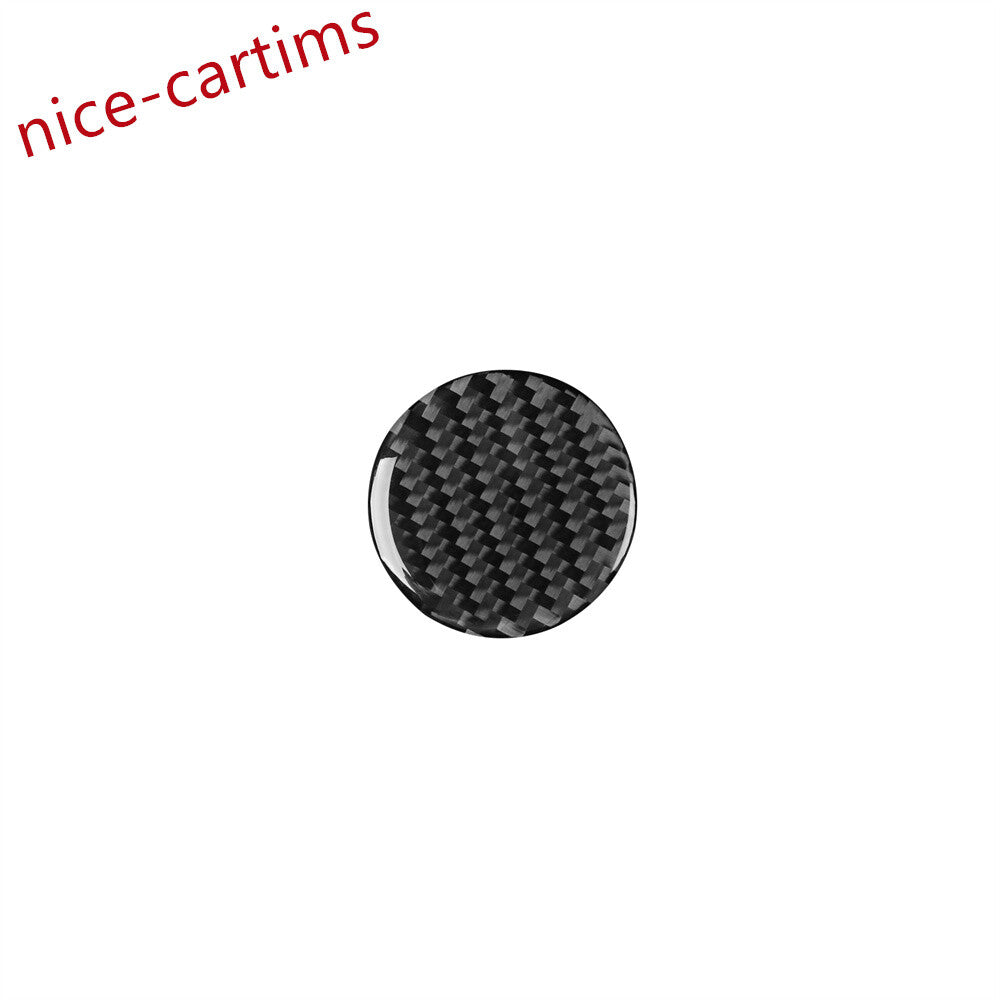 Carbon Fiber Car Gear Shift Knob Trim Fit for Land Rover Discovery Sport 2015-19