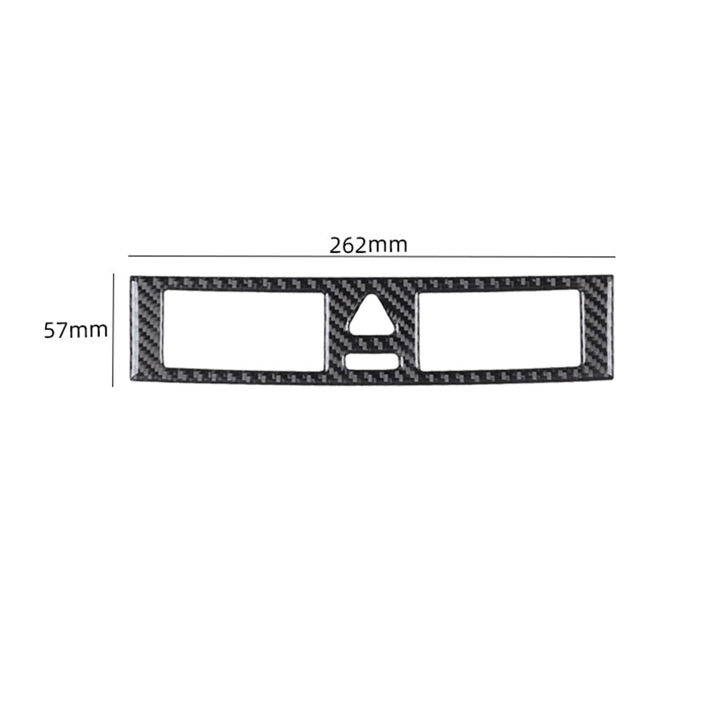 Carbon fiber interior light button cover trim for Mercedes-Benz W203 05-07