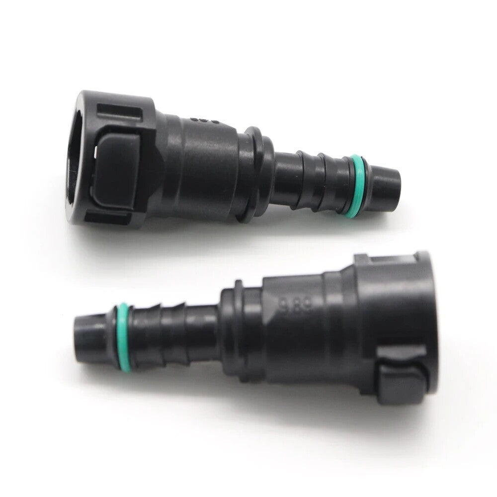 new fuel line hose quick-release female connector 2pcs 9.89 mm ID8 10x8 180¡ã