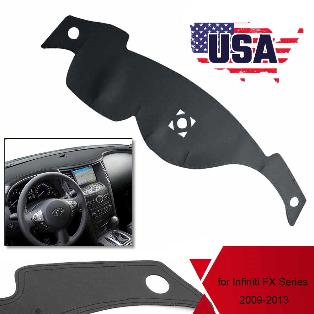Leather Dash Mat Non-Slip Dashboard Dashmat Cover for Infiniti FX35 FX45 FX50