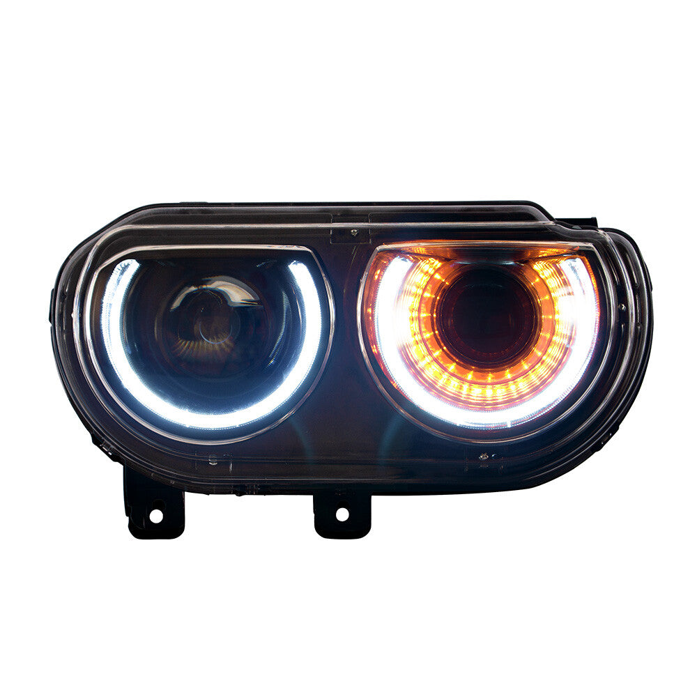 US 2X LED Headlights for Dodge for Challenger 2008-2014 LED Front Lamp Assembly