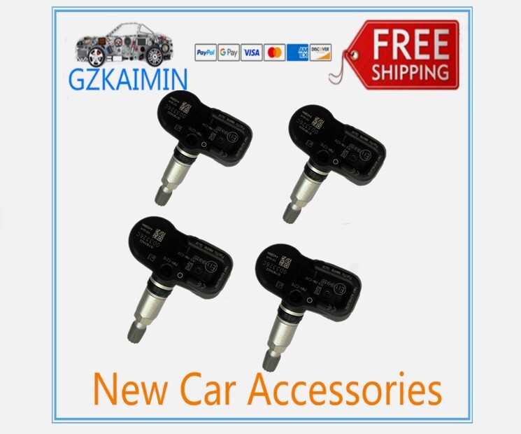 4-pack tire pressure sensors 42607-42020 suitable for Toyota Yaris, for Lexus CT, RX, RC