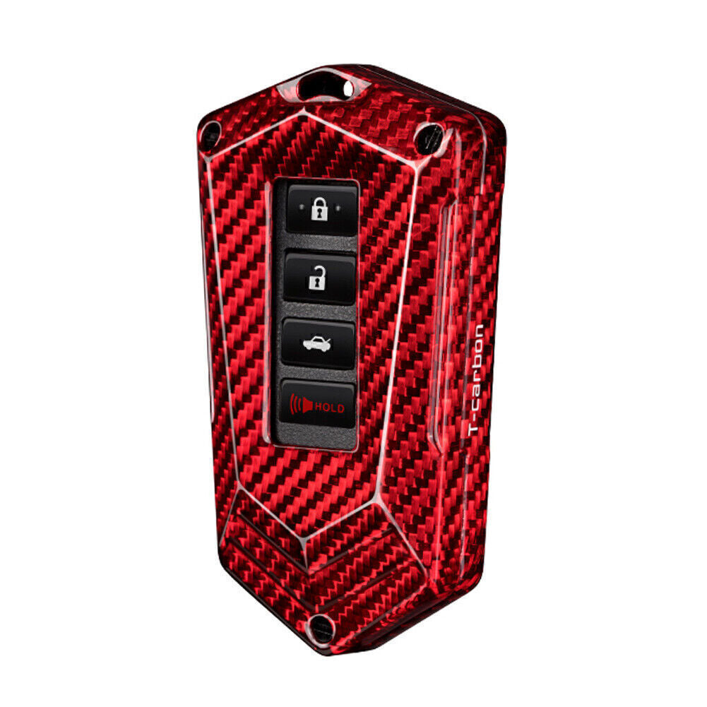 Carbon Fiber Key Fob Case Cover For 2013-up for Lexus RC300 IS250 RX450 4 Button