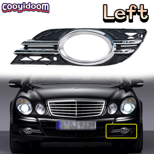 Applicable to 2007-2009 for Mercedes-Benz E-Class W211 Left Front Fog Light Grille Cover Trim