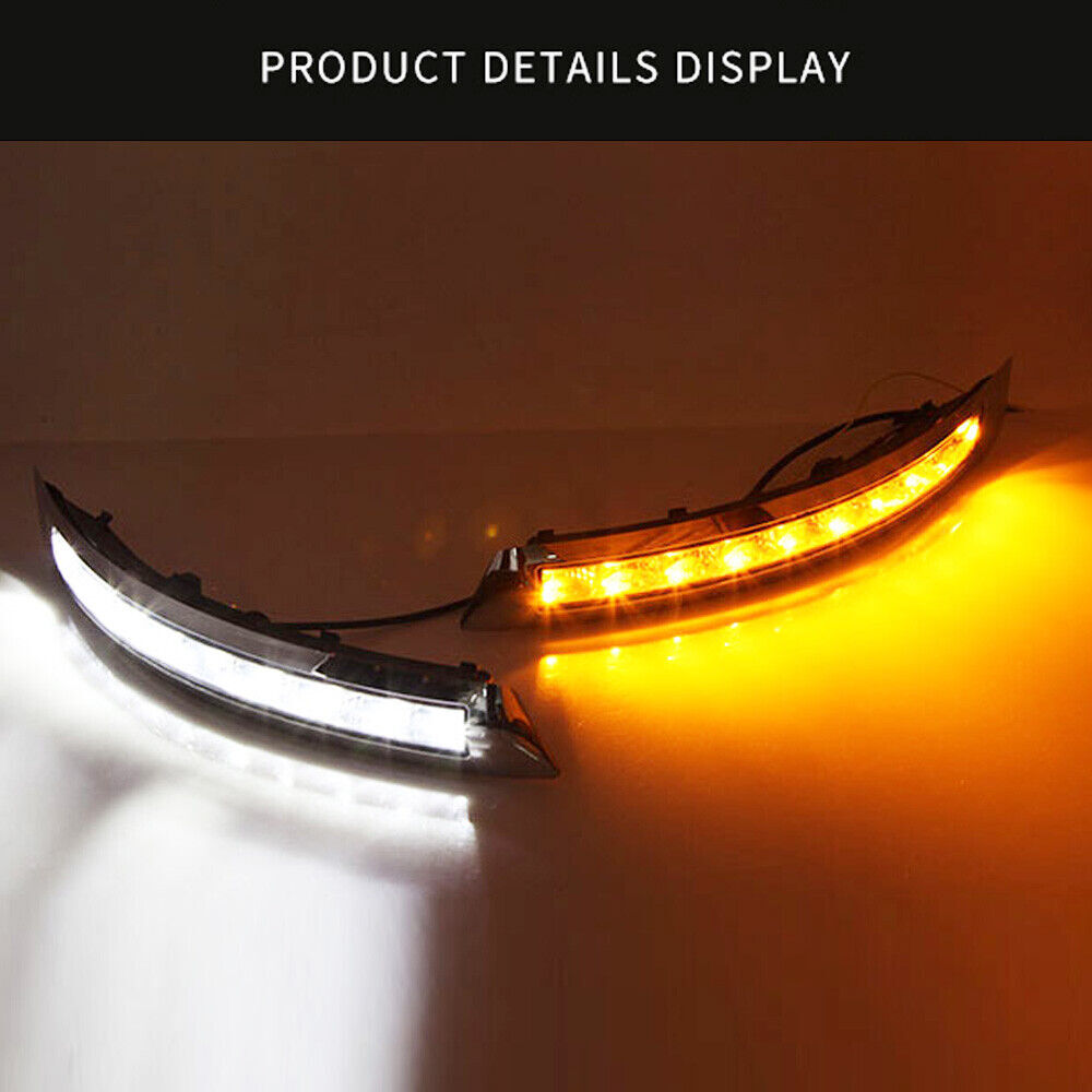 DRL for Volvo XC90 2007-2014 LED DAYTIME RUNNING LIGHT FOG LAMP WITH TURN SIGNAL
