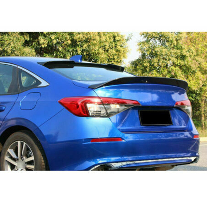 for Honda for Civic 2022-2023 Roof Spoiler Carbon Fiber Rear Window Splitter Wing