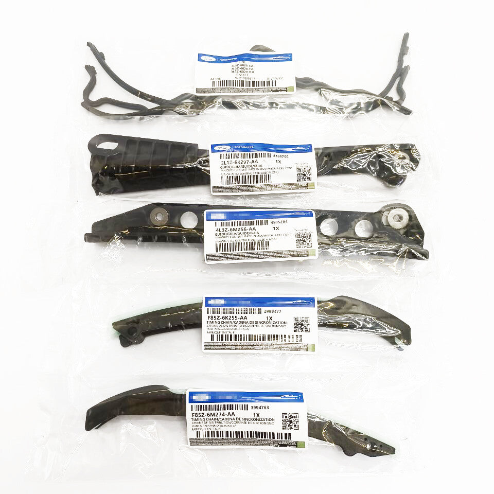 for Ford 5.4L Camshaft Phaser Sprocket, Timing Tensioner, Guides, Chain Kit