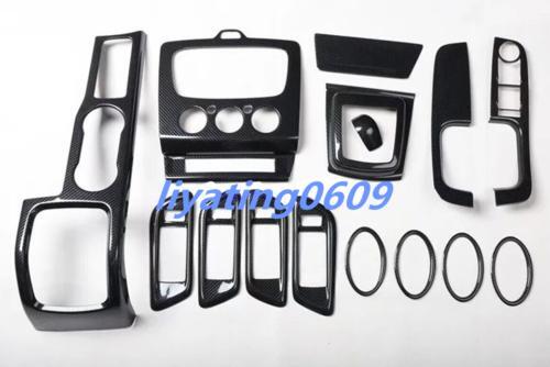 15-piece carbon fiber style interior trim kit for Ford Focus 2009-2014