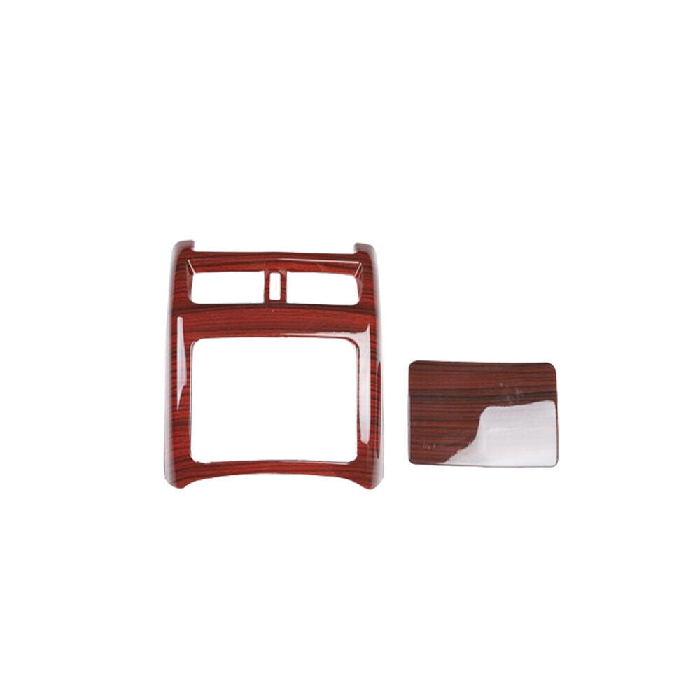 for Cadillac ATSL 14-17 Peach Wood Grain Rear Air Outlet Protector Panel Trim 2P