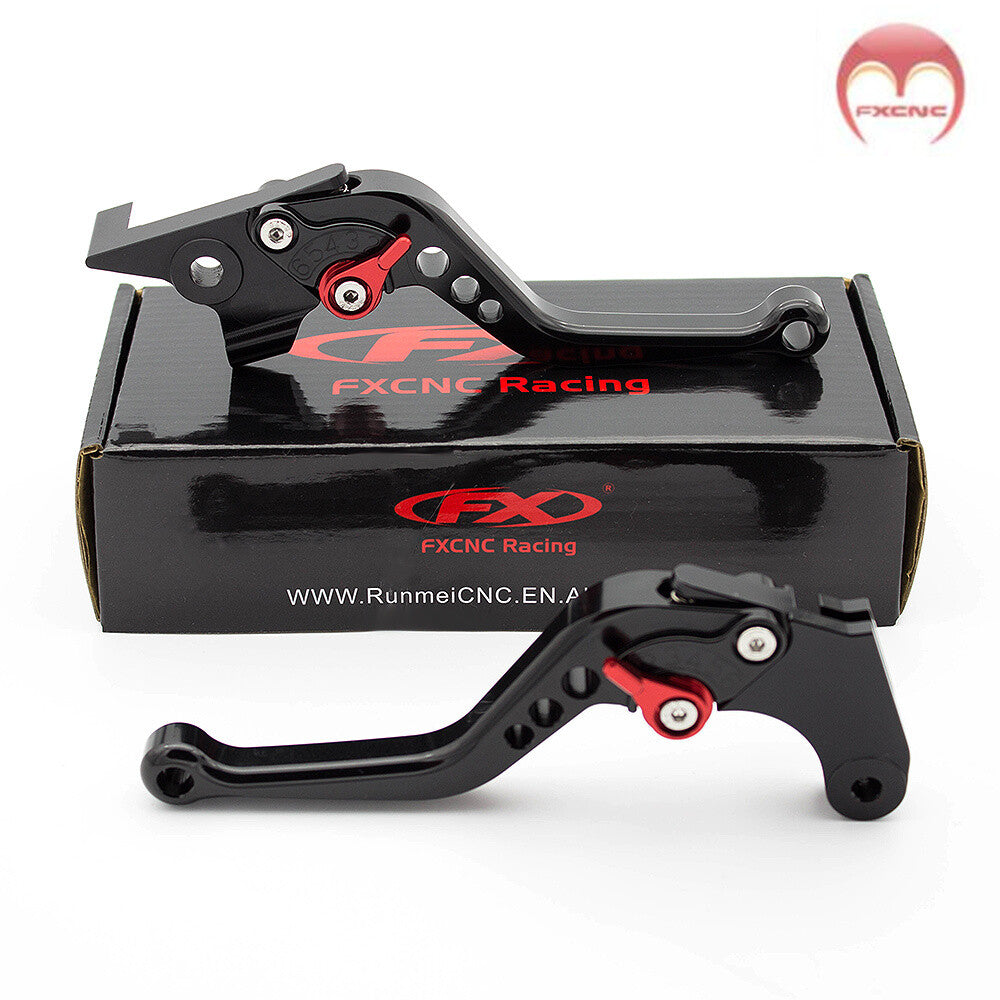 Adjustable brake and clutch lever for Honda 1200 CROSSTOURER 2013 - 2017 - 2018 (Black)