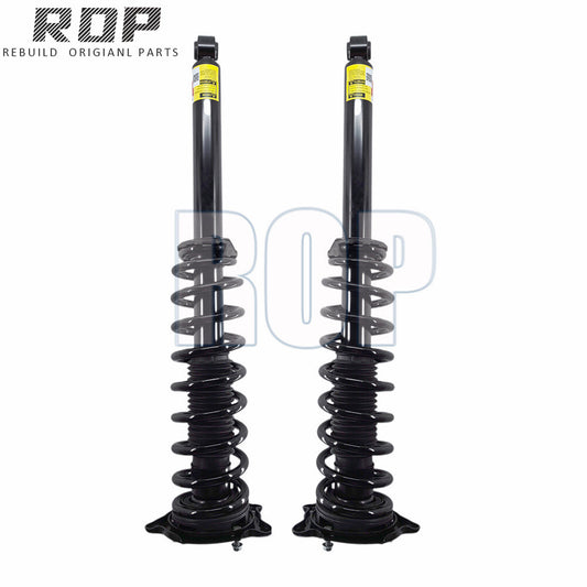 Pair Rear Shock Absorber Coil Spring Struts Assembly For 2011-2016 for Tesla for Model S