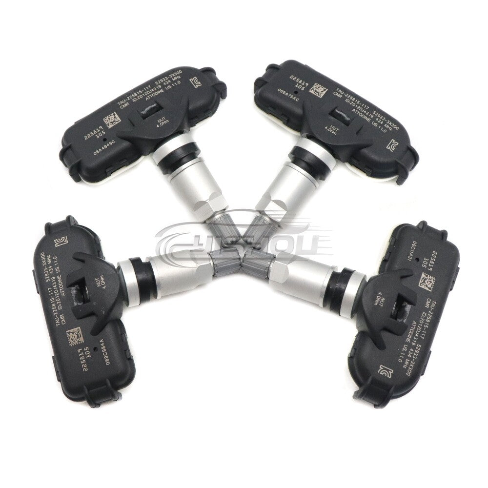 4-pack 52933-3X300 TPMS tire pressure monitoring sensors suitable for 10-14 for Hyundai for Elantra