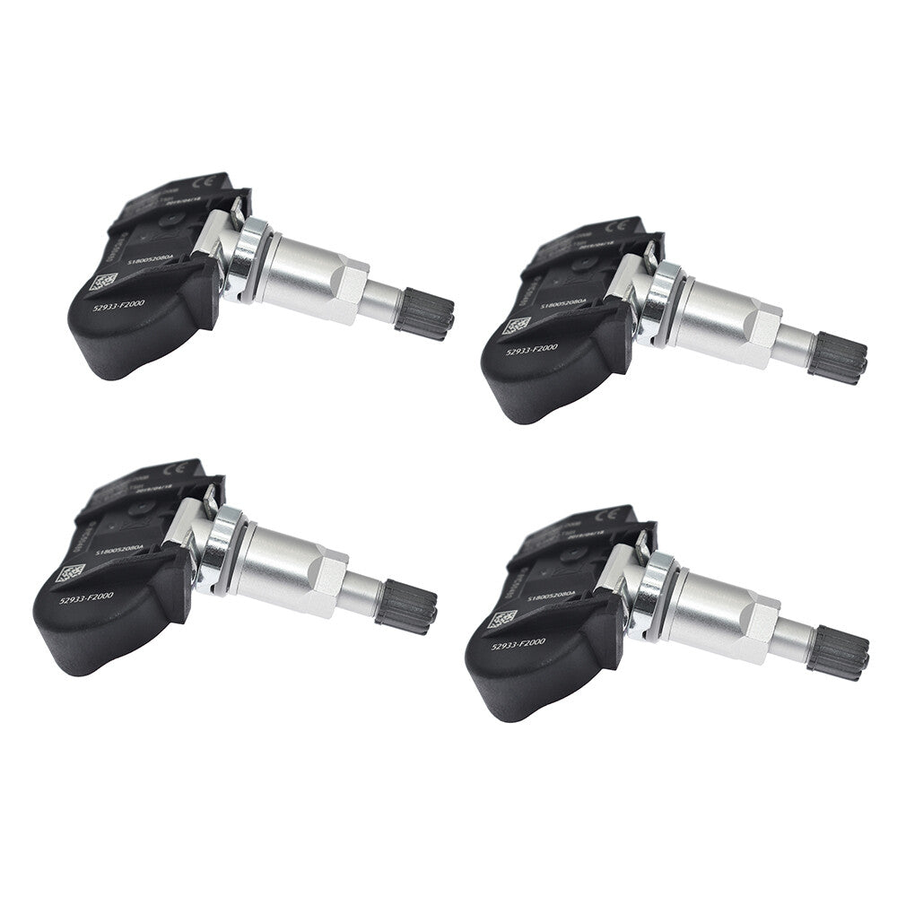 4 Tire Pressure Sensors 52933-F2000 for Hyundai for Elantra for VELOSTER and for Kia Optima