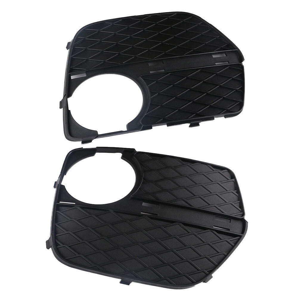 2pcs Front Bumper Fog Light Closed Grid Grilles for BMW X6 E71 2012-2014 LH + RH