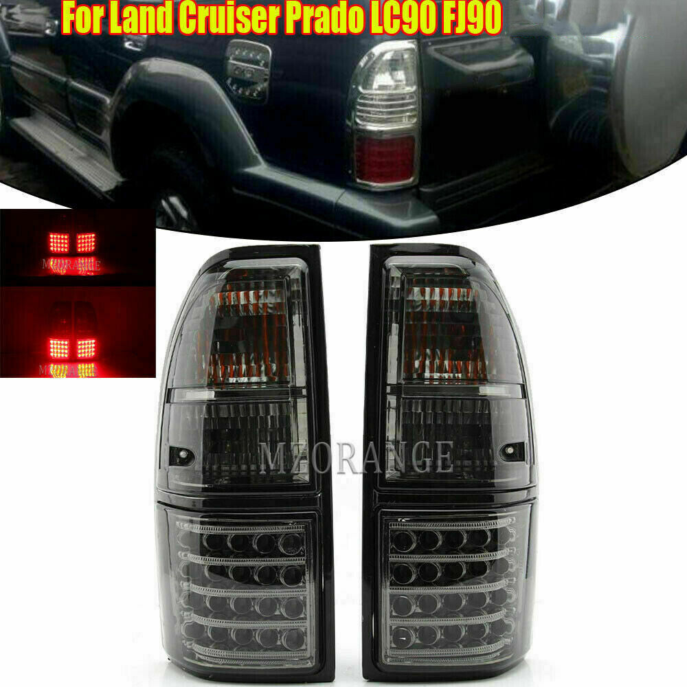Smoked LED Brake Tail Light Rear Lamp Refit for Toyota Prado LC90 FJ80 1998-2002