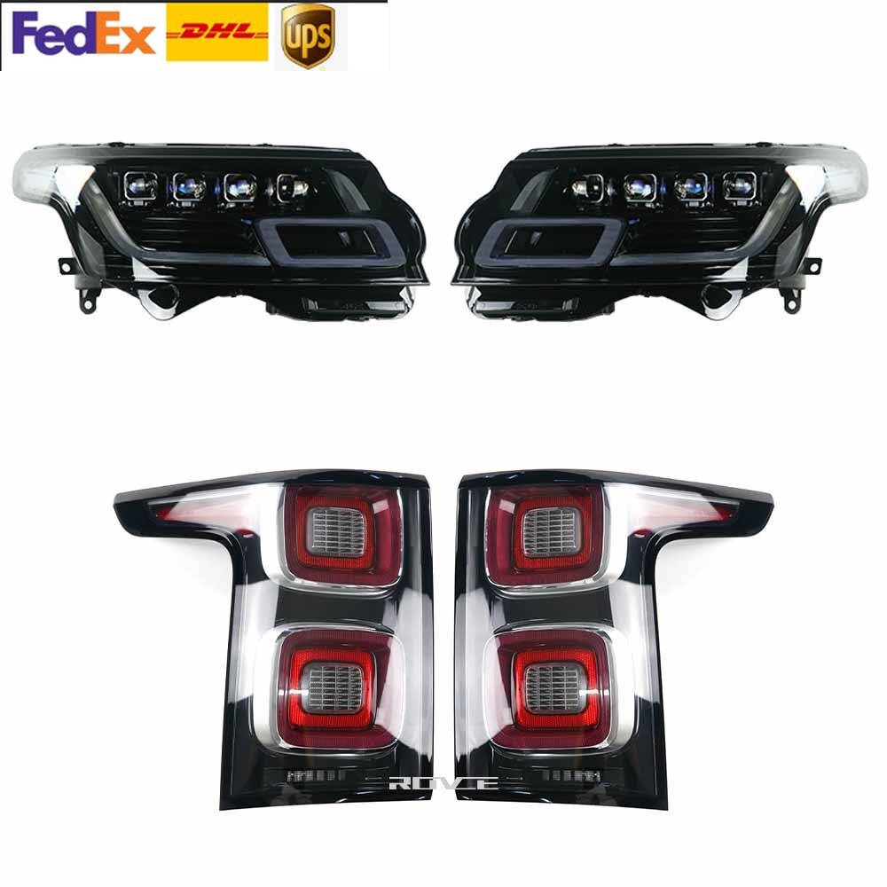 4PC Plug And Play LED Headlight Assembly For LR for Range Rover Vogue L405 2014-2017