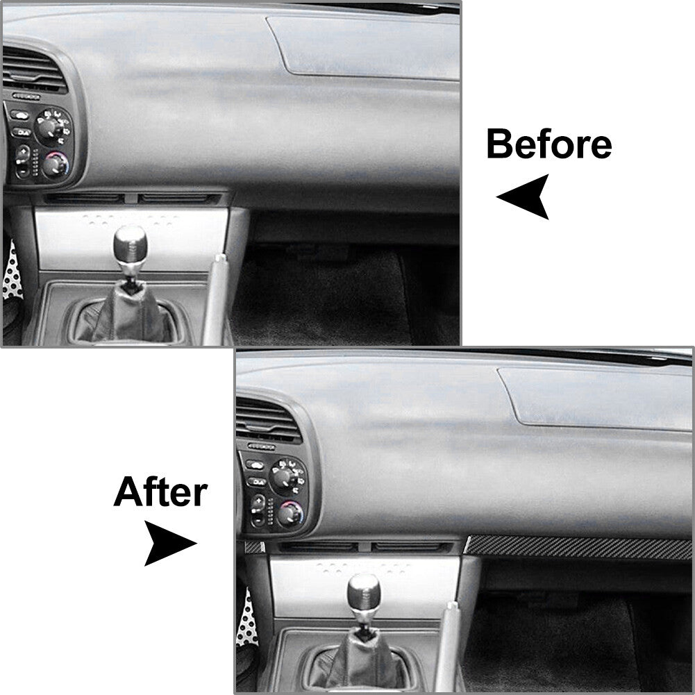 LHD Center Console Dashboard Strip Cover Trim for Honda S2000 2004-2009