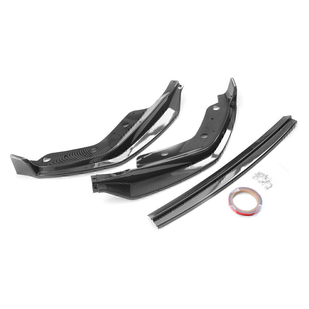 Carbon Fiber Front Bumper Lip Chin Spoiler Splitter for BMW G20 G28 2019-2020