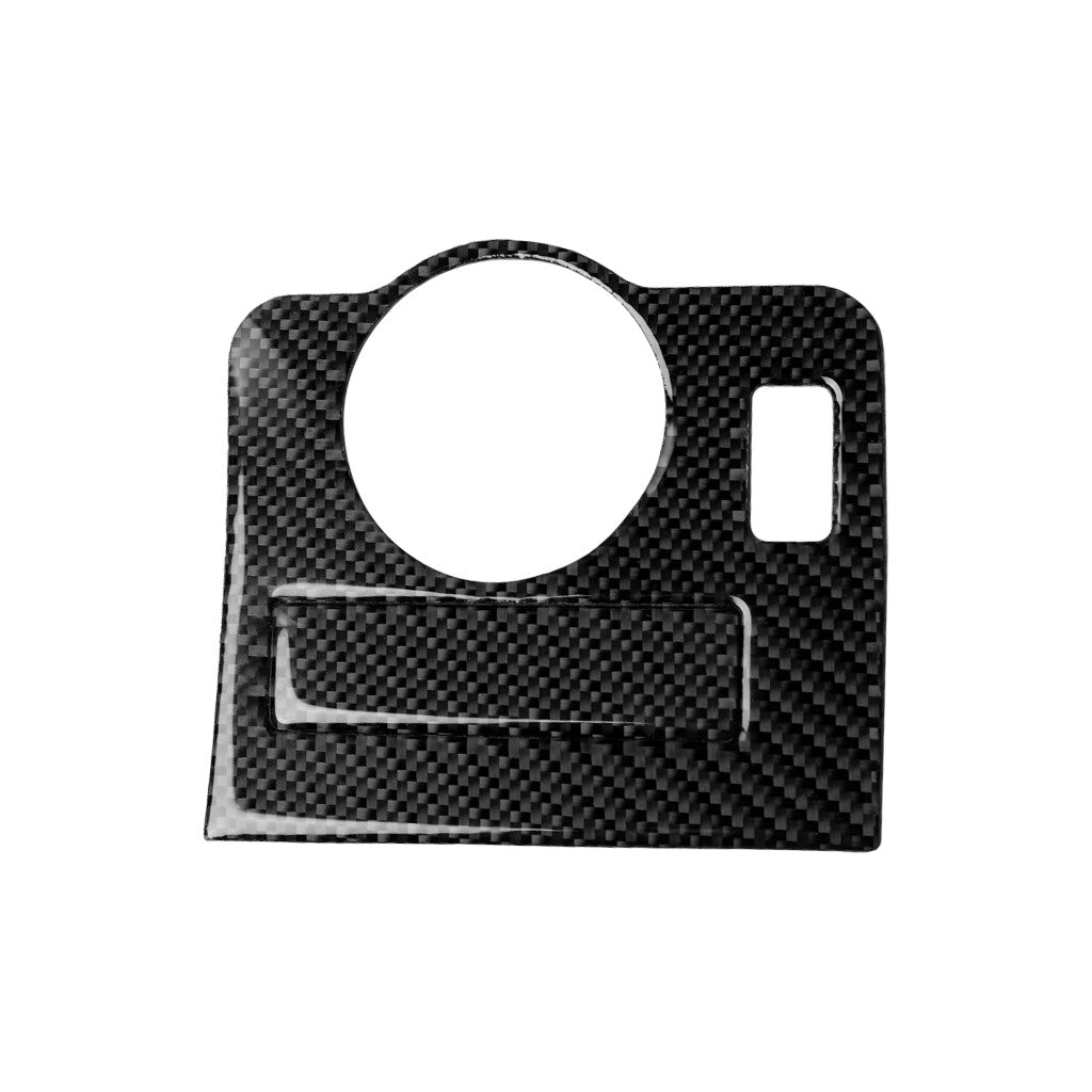 Carbon Fiber Interior Headlight Switch Panel Trim Fit for Ford for Mustang 2009-2013