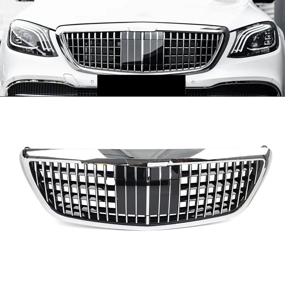 Front Bumper Radiator Hood Grille for Benz S-Class W222 2014-20