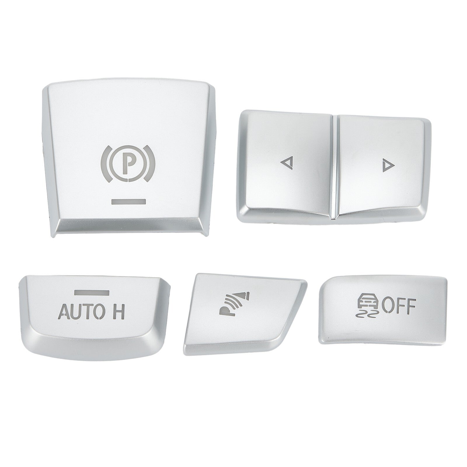 5-piece pack of handbrake gear shifter side switch P button cover for 5 6 series X3