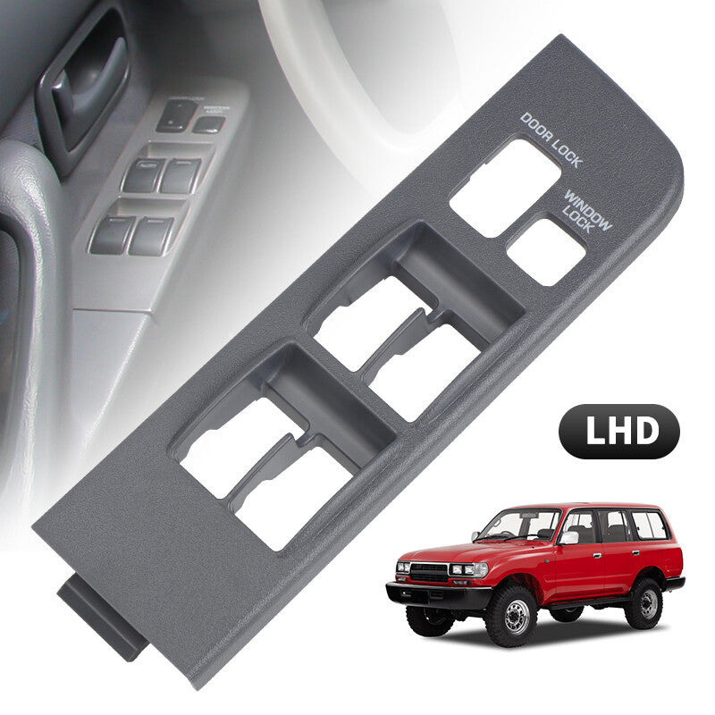 Driver Side Master Window Switch Bezel Trim for TOYOTA for LAND CRUISER FJ80 1991-97