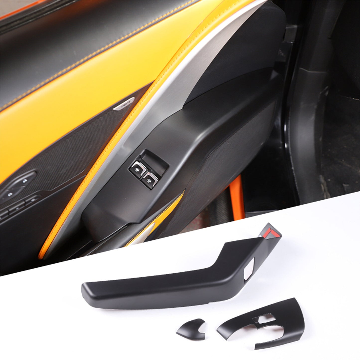 Pearwood ABS interior door trim for Toyota Sequoia 2022-2023 USA.