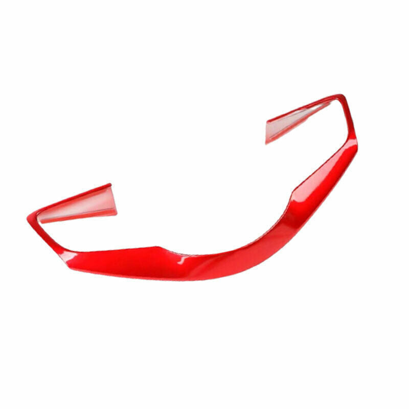 Inner Steering Wheel Button Frame Cover Trim for Kia Seltos 2020-2022 Bright Red