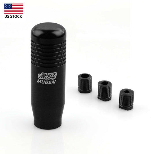 Universal Aluminum Manual Car Auto Gear Stick Shift Knob Shifter Lever Black