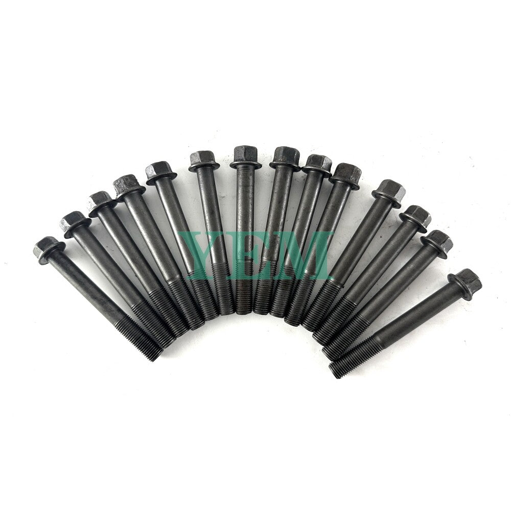 1 Set Engine Head Bolt 14pcs For Yanmar 3TNV76 Engine 3TNV76 Cylinder Head Bolt