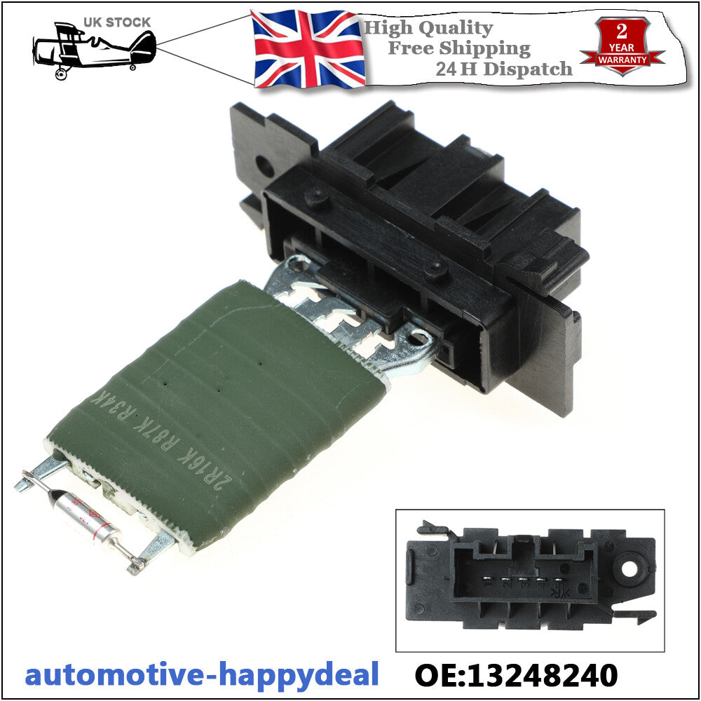 New Heater Blower Resistor Cabin Fan Resister for Vauxhall for Corsa D