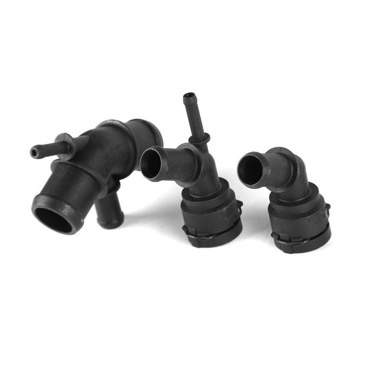 3-Piece Coolant Hose Connector Pack for Volkswagen Beetle, for Jetta , for Golf MK4 1.6L, 1.8L, 2.0L