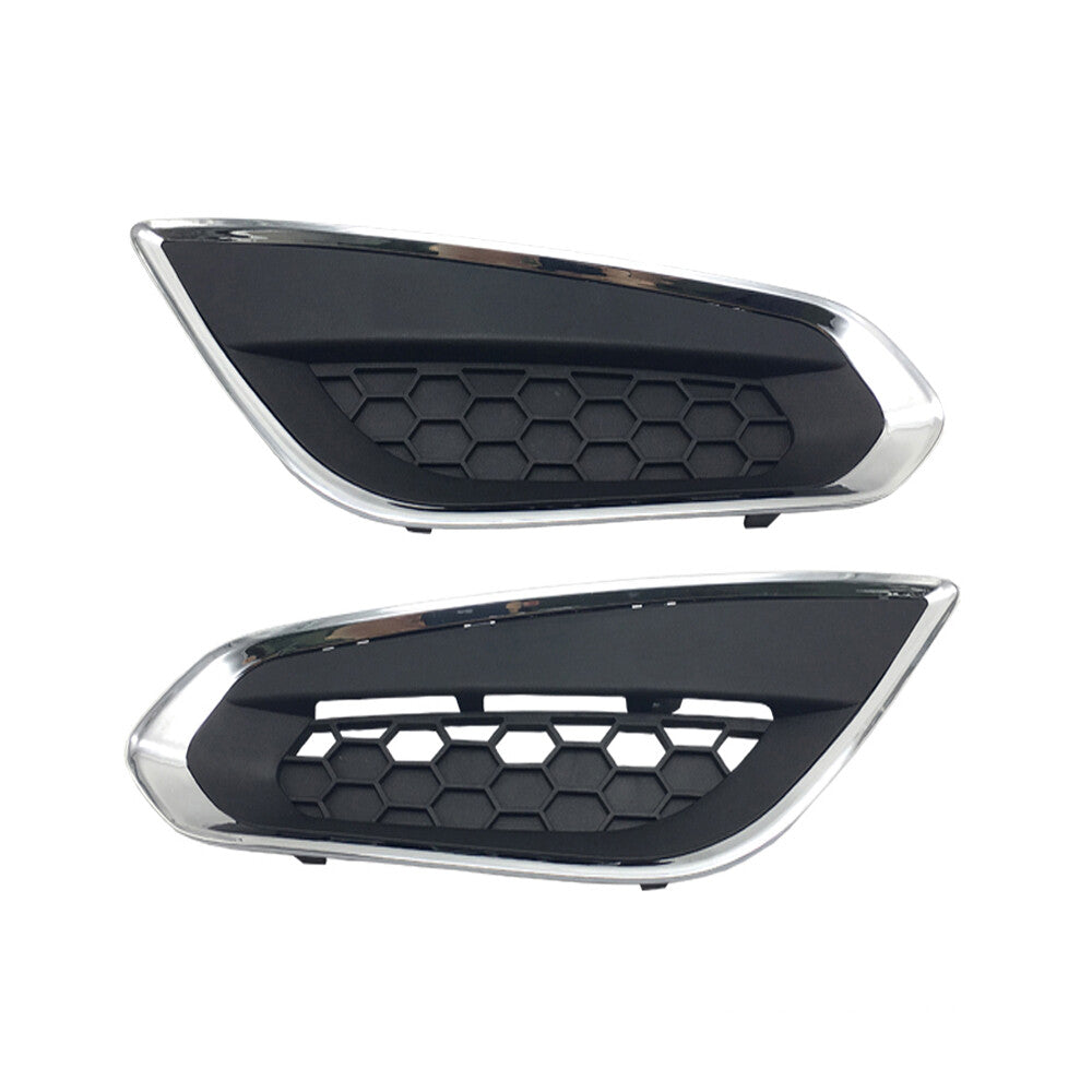 2x Front Left Right Bumper Lower Fog Light Grille Cover Fits For S60 2010-2013
