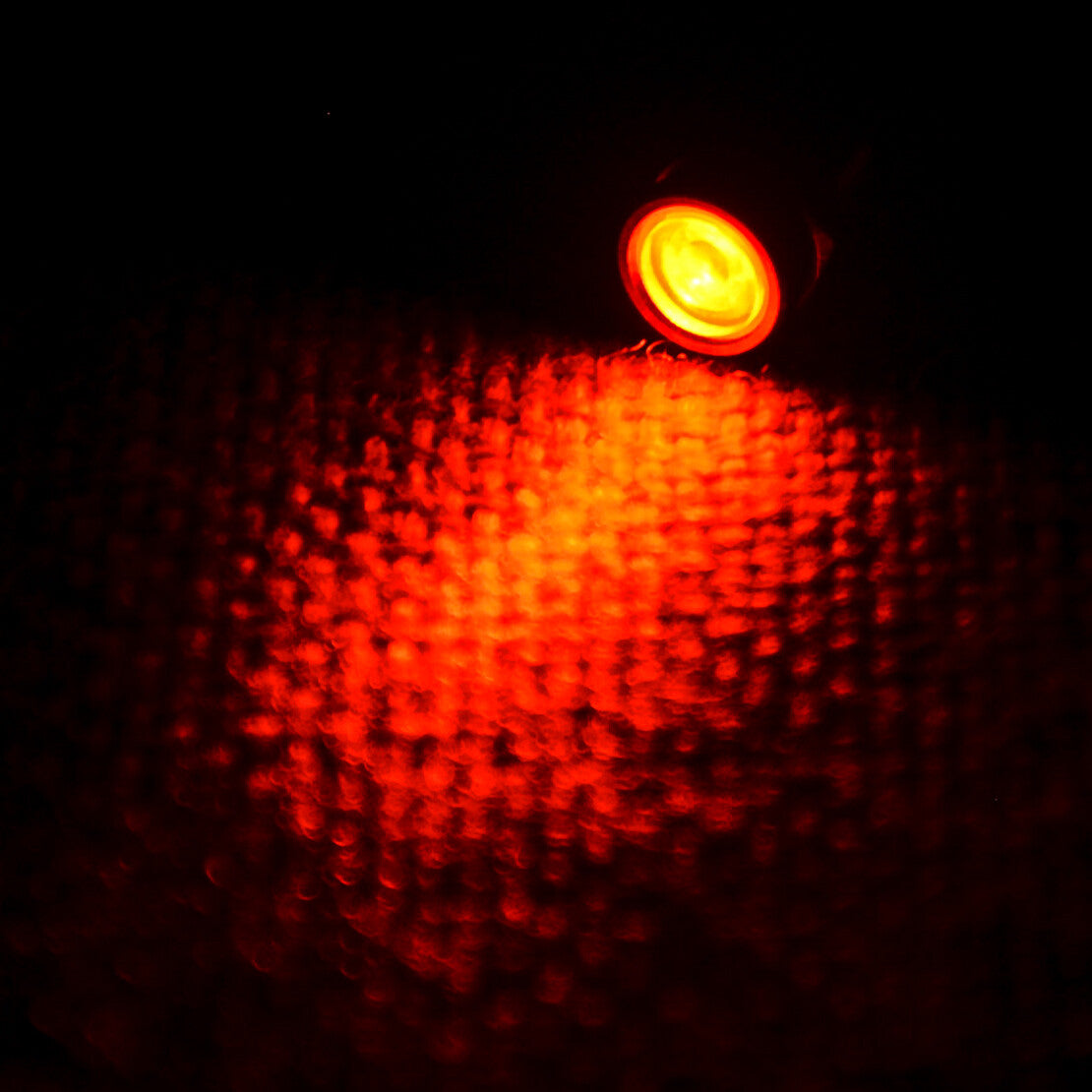 Ultra Small Cafe Racer Motorcycle Red LED Brake Running Tail Lights