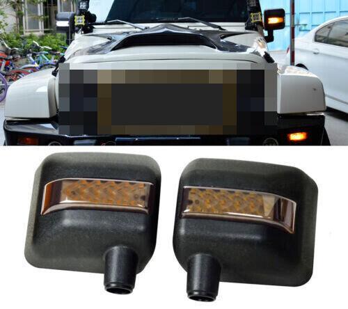 Suitable for JK 07-18 LED side mirrors with amber and white sequential turn signals.