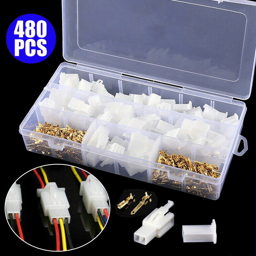 URLWALL 480X 2.8 mm Auto Motorcycle Terminals Car 2 3 4 6 Pin Wire Connectors