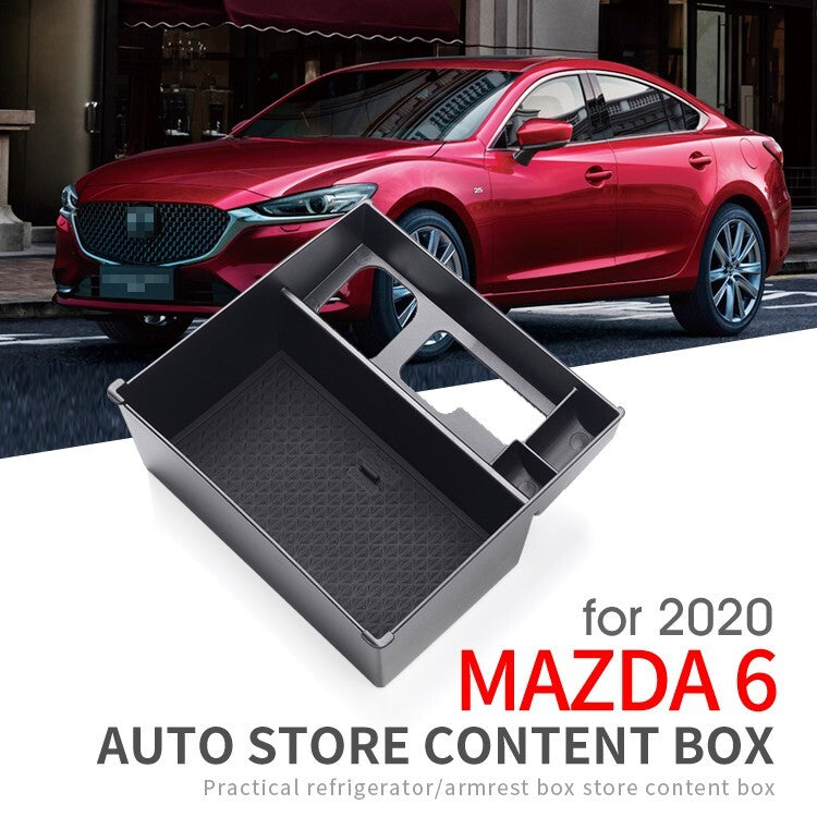 for Mazda 6 2019 2020 2021 Organizer Center Console Tray Armrest Box Storage