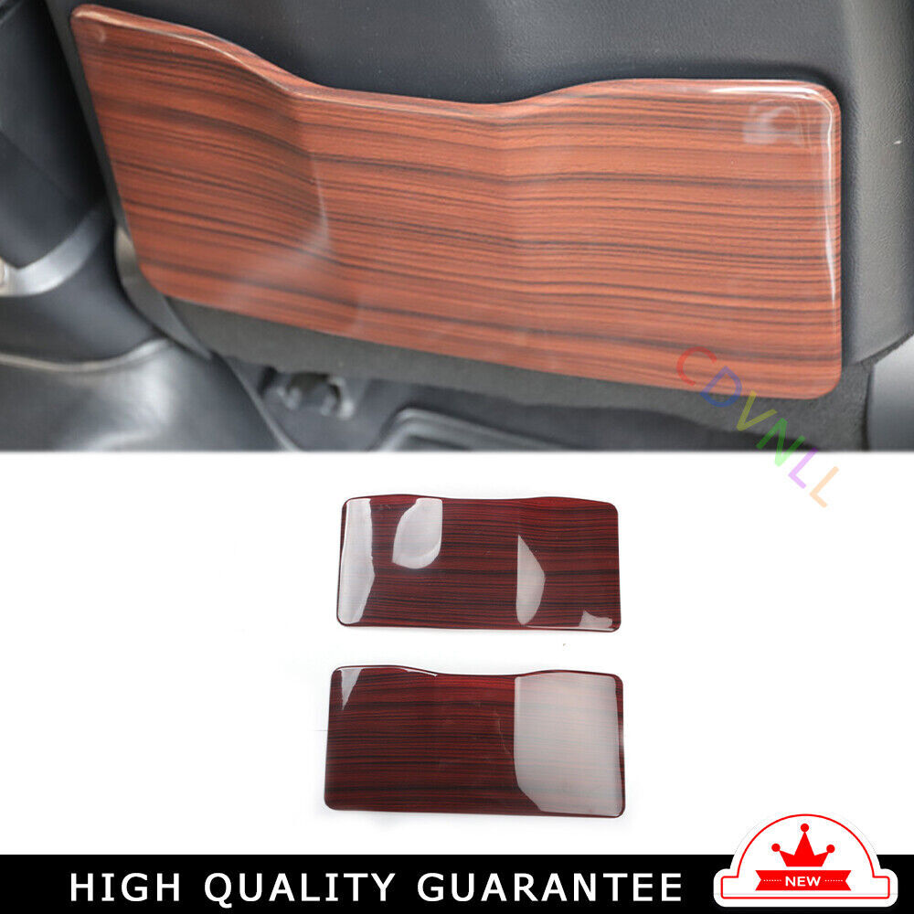 Rear Air Outlet Anti-Kick Panel Trim Interior Fit for Lexus for ES 2015-17 Red Wood