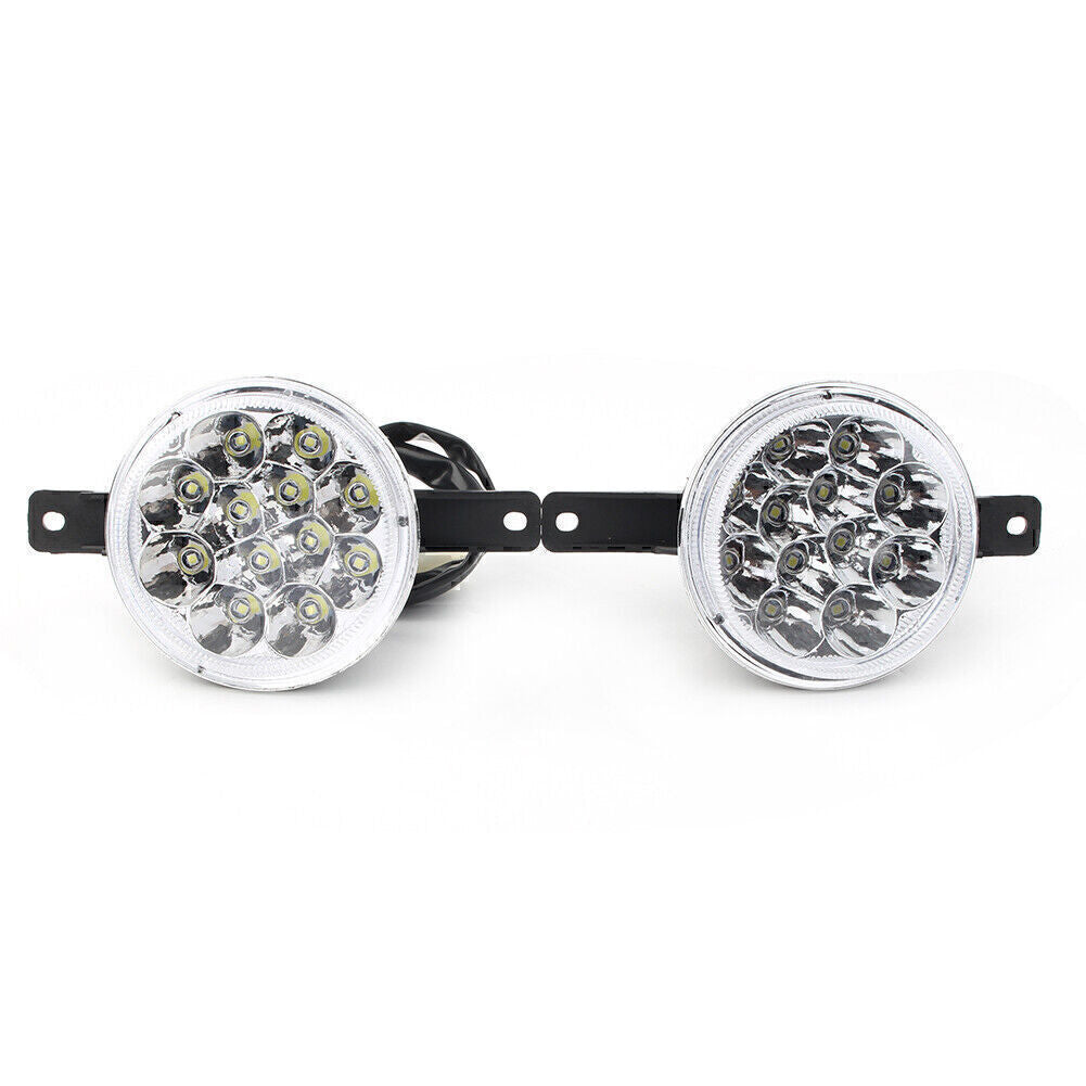 2x LED HEADLIGHT 3 wire ATV Quad GY6 150CC 250CC Taotao Coolster Peace Utility