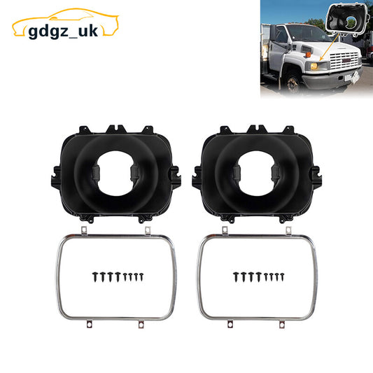 2¡Á Headlight Headlamp Mounting Bucket Kit for 42437 for Chevrolet Express for GMC for Yukon