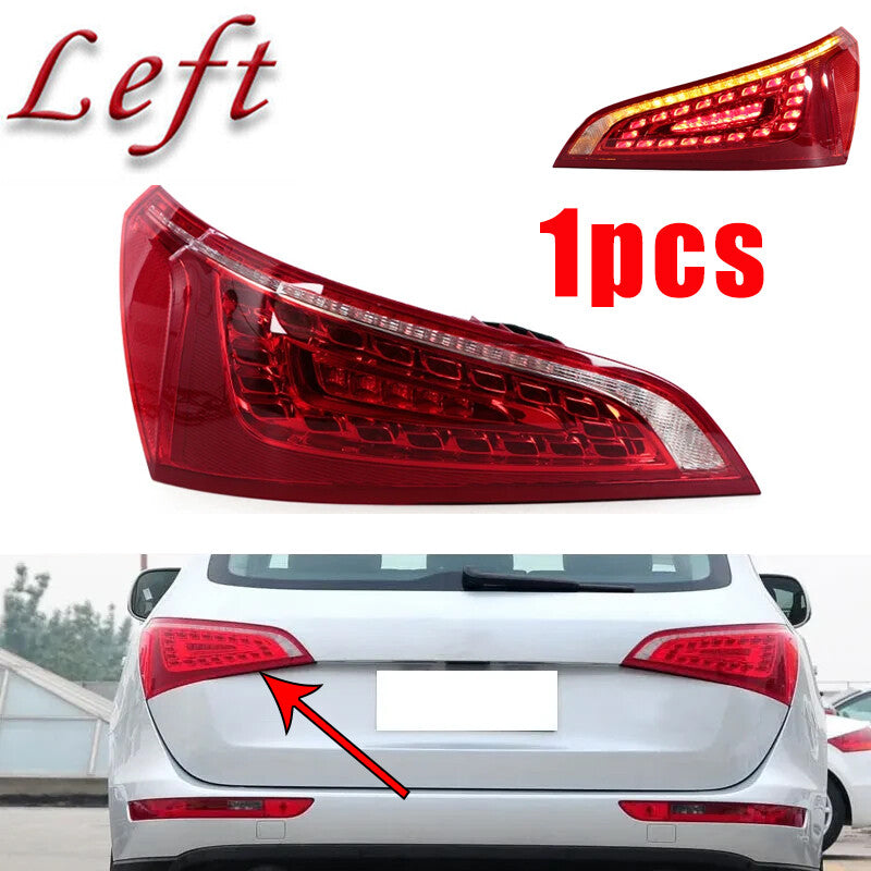Left side applicable to for Audi Q5 2010-2012 car LED taillights, turn signals, and stop brakes.